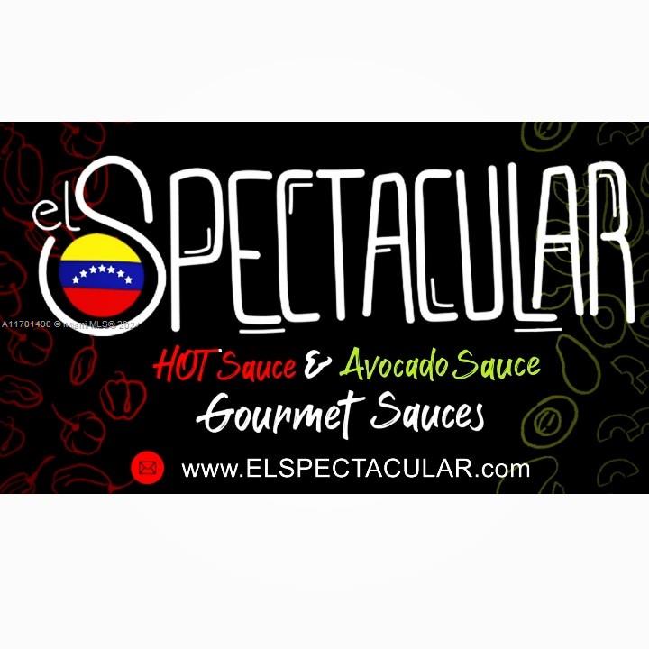 a TRADEMARK EL SPECTACULAR gourmet sauces have established themselves as a leading brand in the market over the past four years. Made in the USA, these 2 recipe sauces natural and Vegan are recognized for their quality and unique flavors, making them a favorite among consumers. EL SPECTACULAR suggests a high-quality, premium product, which is essential in the gourmet sauces market. This branding can attract customers looking for unique and luxurious food items. A registered trademark gives you exclusive rights to use the brand name in connection with your gourmet products.The value of a trademark can vary significantly based on its recognition, market presence, and the quality of the products associated with it.