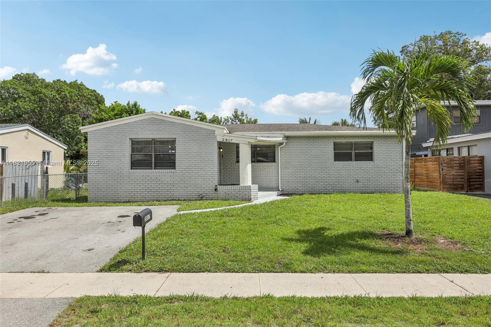 Discover this beautiful well-maintained 3-bedroom, 2-bath home in the heart of Fort Lauderdale. The layout features a stylish kitchen with granite countertops, stainless steel appliances, a breakfast nook, and a separate utility room for added convenience. Each beautiful bedroom offers comfort and functionality. Step outside to a private backyard with a sparkling pool and enclosed fencing—perfect for entertaining or unwinding. Ideally located minutes from Wilton Manors, local parks, shopping centers, and dining, with quick access to I-95 and just a 5-minute drive to Fort Lauderdale Beach, this home offers a blend of comfort and convenience in a prime location. Roof age is unknown, AC is 2 y/o and Water Heater is 5 y/o. Square footage is approximately 1,500 sq ft per seller's records.