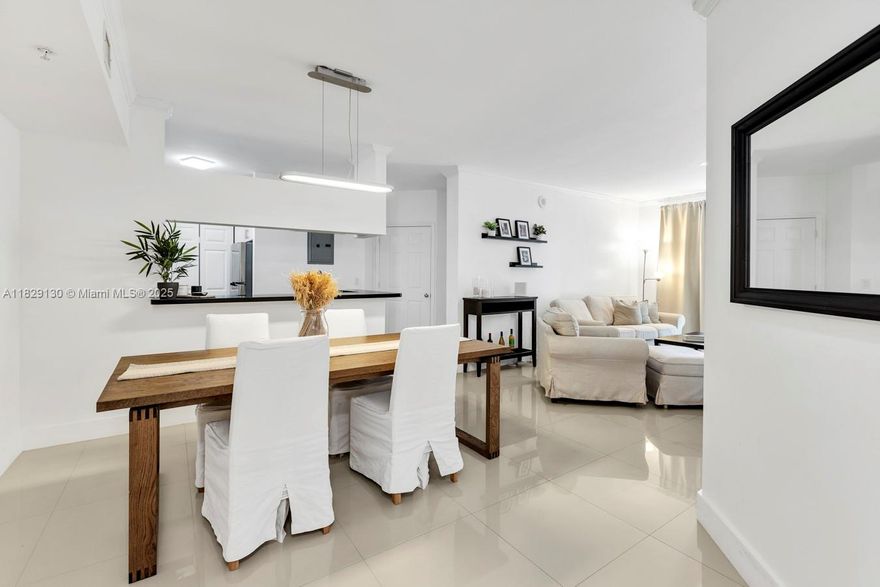 Make this your new home in the heart of Sunny Isles, and every day will feel like a getaway. Step into this beautifully renovated 2-bed, 2-bath condo filled with natural light. Porcelain floors lead through a modern layout, with a nice kitchen featuring stainless steel appliances and granite countertops. Wake up just two minutes from the beach and enjoy your morning coffee with a sea breeze. After a day in the sun, come home to comfort with your in-unit washer/dryer and generous closet space. In the evening, enjoy resort-style amenities: a heated pool, gym, business center, and clubhouse. Plus, you’re only a steps from top restaurants, shops, and entertainment. Perfect as a full-time home, vacation retreat, or investment this condo offers the ideal mix of style, convenience, and location