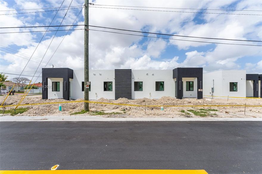 DON'T MISS OUT ON ALL THESE BRAND-NEW MODERN ONE STORY 3BED 2BATH TWIN HOMES, ALL WITH VERY SPACIOUS YARDS. THIS PROPERTY FEATURES PORCELAIN FLOORS THROUGHOUT THE ENTIRE HOME, SPACIOUS LIVING AREAS, LARGE BEDROOMS, IMPACT WINDOWS AND DOORS, HIGH CIELINGS, 8FT SOLID WOOD DOORS, CONCRETE SQUARE DRIVEWAY, NO CDD, NO HOA. PLEASE CALL LISTING AGENTS FOR MORE DETAILS ON ALL DIFFERENT TWIN HOMES. HURRY THESE WILL NOT LAST!!