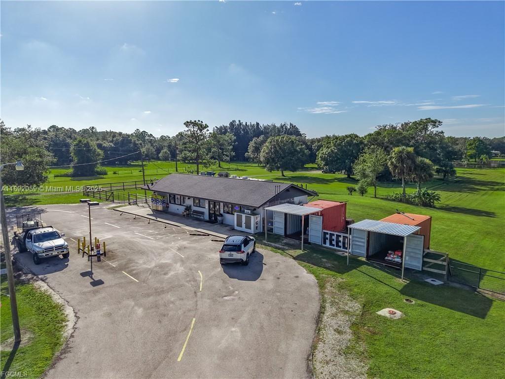 TURNKEY CONVENIENCE STORE IN GROWING RURAL SW FL! This retail convenience store with a commercial kitchen is situated on 0.759 acres in the rural Muse community in Glades County (LaBelle, FL mailing address). The property offers excellent visibility and easy access. This family-oriented country store is your opportunity to own a just renovated retail business with modern infrastructure in a growing rural area. Whether continuing as a convenience store or adapting for other commercial uses, the location, improvements, and equipment make this a ready-to-operate investment.