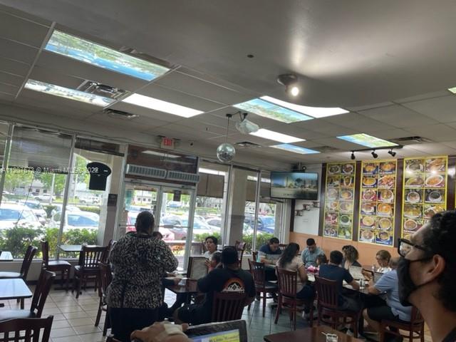Well stablished restaurant in Doral for more than 16 years Owners are about to retired. Let your costumer take advantage of this goodwill with and large list regular costumer. license and permits up to date. mezzanine office
Updated equipment ready to operate. large Hood,
1 stove with 6 burner, 3 single stove, 1 three compartment sink , 1 preparation sink,
1 commercial fryer, 1 grill 2 steam table, walking in fridge, 2 freezer 1 regular fridge Central A/C
-------Property for Sale See MLS A11214554--------------
Plenty of parking space Front street off NW 25 Street Doral