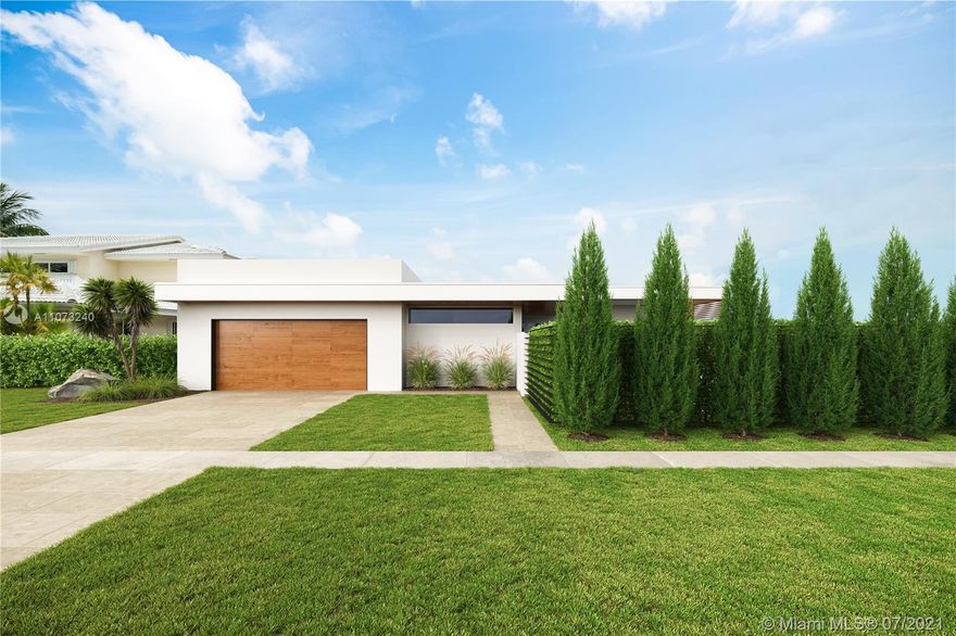 Modern living at its finest. Welcome to 2371 Bayview Lane, Keystone Island's newest renovation project. This turnkey property boasts over 3,500 SF of living space with four bedrooms, four bathrooms and a two car, air-conditioned garage. This bay-front home has wide open views to the ocean. No expense was spared in this high end, gut renovation. Top of the line finishes throughout this interior designed home is a family and an entertainer's dream. Sitting on a 9,375 SF lot on Keystone Island's most desirable street, enjoy all that Miami has to offer with a spacious garden complete with outdoor kitchen and elegant kidney shaped swimming pool. 75 ft. on the water, dock your boat on the newly installed boat lift that sits on the brand new seawall. Smart home technology will make life easy.