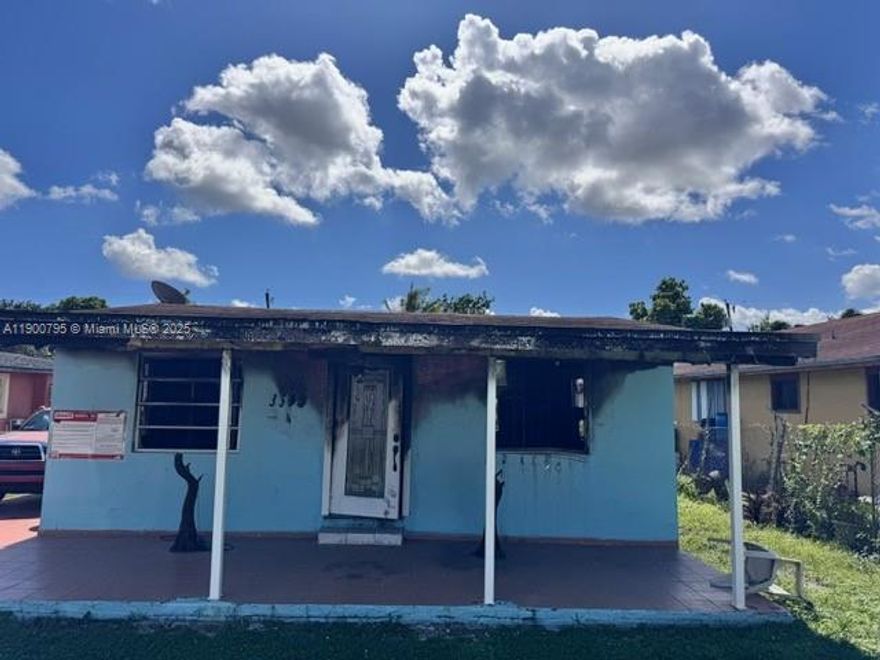 Excellent investment opportunity in a growing Miami neighborhood. The main structure suffered fire damage and will require a full remodel or possible tear-down. Property includes two additional storage units on site, offering added flexibility and value. Ideal for builders, investors, or developers looking for their next project. Cash, hard-money, or possible seller-financing available. Sold AS-IS.