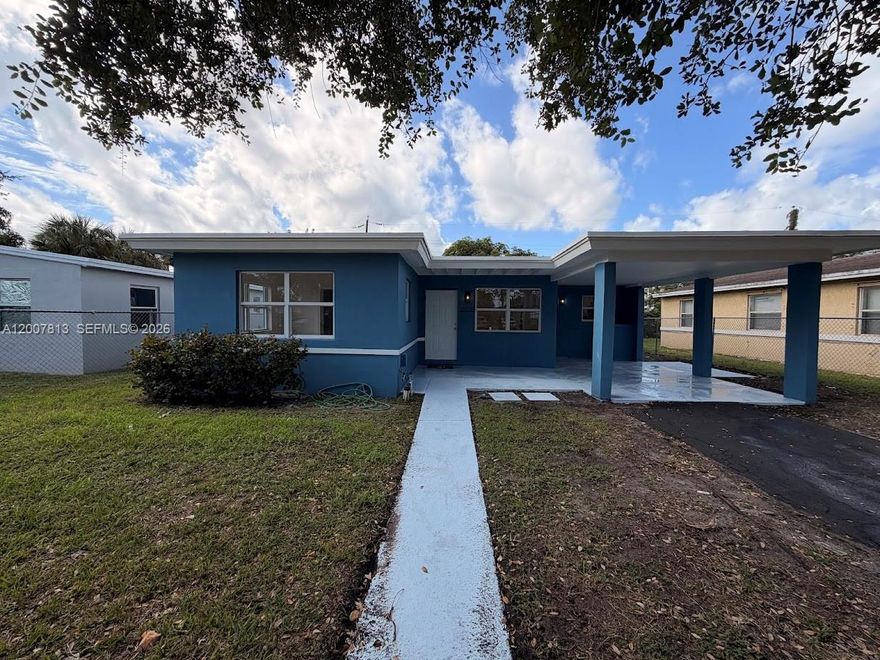 Discover the perfect blend of durability, style, and prime location in this meticulously maintained 3-bedroom, 2-bath single-family home. Ideal as a primary residence or turnkey investment, this solid CBS (Concrete Block) property offers lasting quality and modern appeal.

Step inside to a bright, open floor plan featuring tile and flooring throughout—no carpet. The updated kitchen is both functional and stylish, complete with stainless steel appliances, ample cabinetry, and a clean, contemporary design. The spacious primary suite provides a comfortable retreat with a private en-suite bath and abundant natural light.

Prime Location:
Centrally located for convenience and lifestyle—just minutes from it all.
• 5 minutes to Downtown Fort Lauderdale and the vibrant Sistrunk District
• 10 minutes to Las Olas Blvd dining, shopping, and nightlife
• 15 minutes to Fort Lauderdale Beach
• Quick access to I-95 and major highways for easy commuting

A fantastic opportunity to own one of the best-valued single-family homes in the 33311 area. Schedule your private showing today!