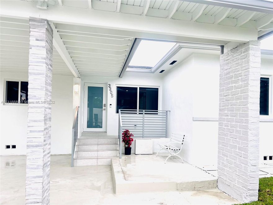 If you want to live in the heart of Miami, this is the place for you! Gorgeous 2 bedroom home with attention to details , fully remodeled with the highest and best finishes. The house features brand new marble tile floors, quartz countertops, fresh paint, Italian cabinets, smart stainless steel appliances, zebra and blackout shades in all windows, hurricane impact windows! Beautiful front yard with lots of space and parking. Entrance door has a smart camera. Please note this is a duplex and there is a 1/1 in the back of the property that is rented.
RENT INCLUDES ELECTRICITY AND WATER!!! 
Brand new washer and dryer in unit. 
THIS IS TRULY ONE OF A KIND HOME!