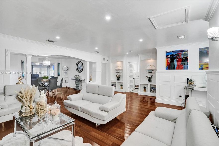 Stunning 5-bedroom, 3-bathroom home with a bonus room, situated on a vast 10,500 sq ft lot, offering unparalleled space & comfort. With a recent addition completed in 2023, this home features a new in-law quarters or second master bedroom, adding versatility and modernity to the property. Step inside to discover a triple split bedroom layout, providing privacy for families & guests. The spacious interior is complemented by a large driveway, ensuring convenience & ample parking space. Enjoy the tranquility and security of this fully fenced home, complete with privacy gates for added peace of mind. Whether you're relaxing in the expansive backyard, entertaining guests in the generous living spaces, or unwinding in the bonus room, this home offers the perfect blend of luxury and practicality.