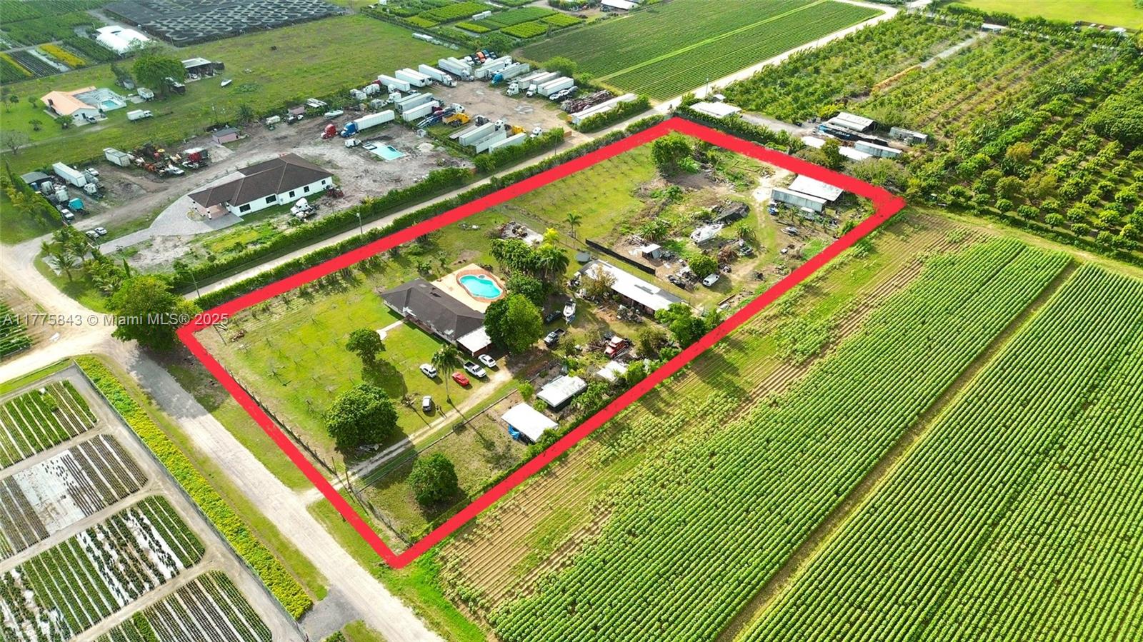 Property for Sale at 21400 Sw 224th St, Miami, Broward County, Florida - Bedrooms: 4 
Bathrooms: 2  - $1,800,000