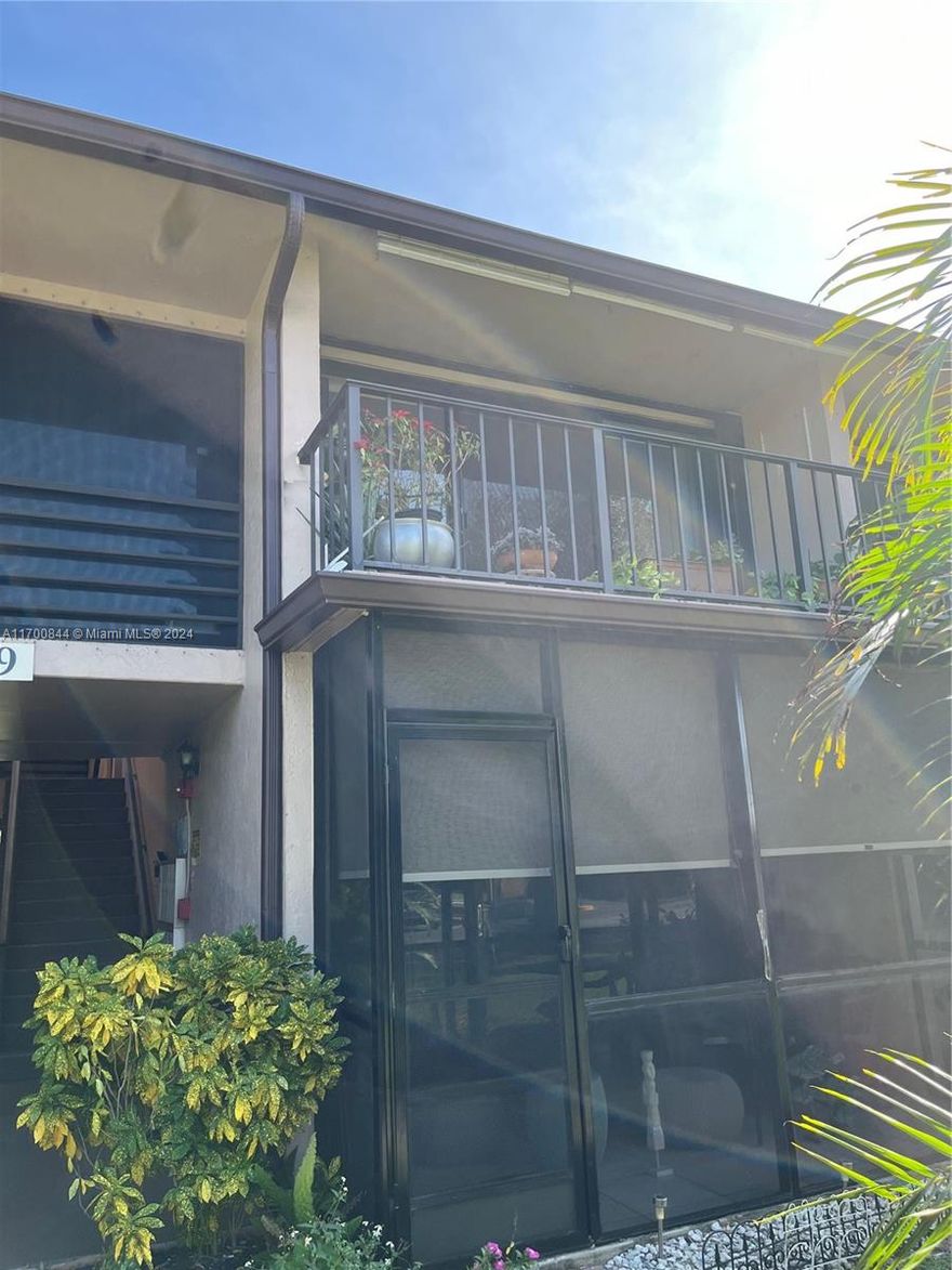 Nice condo with a balcony in a quiet neighborhood.  Two bedrooms and one bathroom. Property is in great condition. Maintenance included building exterior and common area maintenance, water, sewer, garbage pickup service, homeowner insurance, club house with a pool, kitchen facilities, billiard room, and ample parking space for visitors. Close to shopping centers and five minutes to Turnpike Expressway. Easy to show. Only owners occupy.