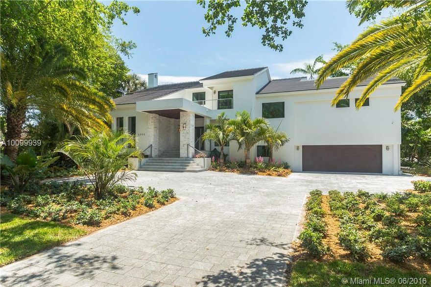 THIS HOME WAS BROUGHT DOWN TO THE CINDER BLOCK AND REBUILT IN ‘16!  IN EXCLUSIVE COCOPLUM, YOU WILL FIND THE FINEST FINISHES IN THIS 5 BED/5.5 BATH HOME ON THE WATER WITH NO BRIDGES TO THE BAY & THE OCEAN BEYOND.  THE WALNUT  KITCHEN IS STRAIGHT FROM THE SHOWS OF MILAN AND THE NATURAL STONE PATIO IS IDEAL FOR ENTERTAINING W/SUMMER KITCHEN, TV , DINING AREA  THEN  ON TO THE IPE WOOD PATH & DOCK . THIS IS TRULY TOWN AND COUNTRY LIVING WITH ONLY 20 MINUTES TO DOWNTOWN OR MIAMI INTERNATIONAL AIRPORT!