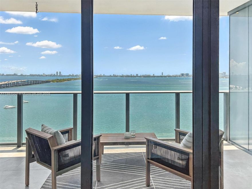 Experience luxury living at One Paraiso in this expansive fully furnished 3-bedroom, 3-bathroom residence with a den and breathtaking bay views. Enjoy an open-concept layout and two large balconies facing east and west, perfect for sunrise and sunset views. One Paraiso offers a premier lifestyle with world-class amenities, including a lavish spa with steam room and sauna, state-of-the-art fitness center with spinning studio and yoga/Pilates room, children's playroom, three pools, tennis courts, a theater, and more.  Easy to show!