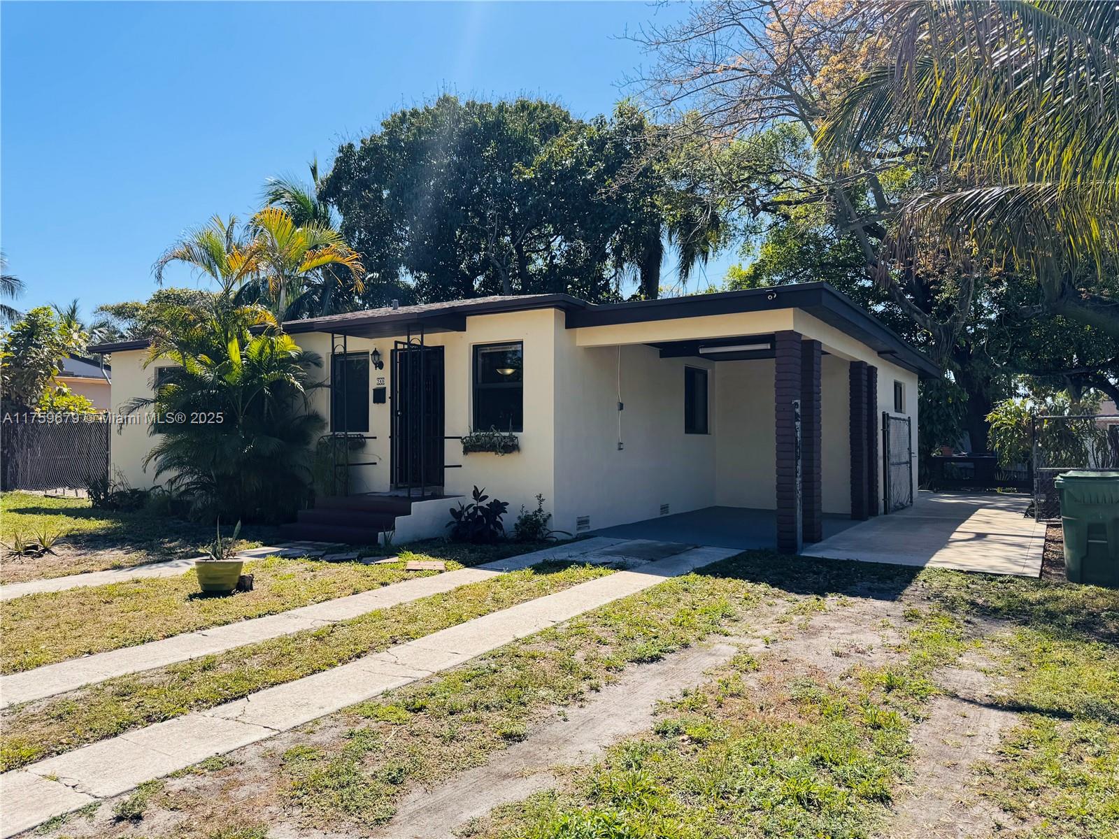 Welcome to this meticulously maintained 3-bed/1-bath property with NO HOA!Home features ,stainless steel appliances, and granite countertop, impact windows,zebra blinds, Roof and AC system with less than 5 years, plus new Titan installed just last year. Plenty of parking space Lots of fruit trees. Huge backyard with room for a pool or to entertain giving you the freedom to personilize and make this home your own. Convenient location w/easy access to major highways and airport, Come and see it buy yourself!!