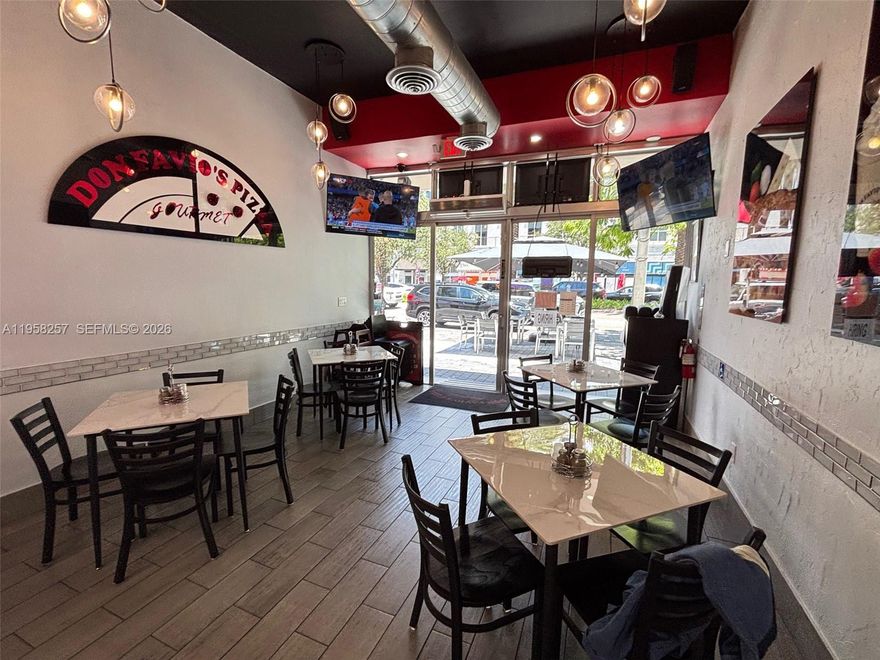 Excellent location for an ongoing Italian restaurant and pizza opportunity with a brand new, fully equipped kitchen, a new grease trap and exhaust hood, and a permitted outdoor patio for seating. In the heart of Coral Gables' Miracle Mile with below-market rent.
By appointment only.