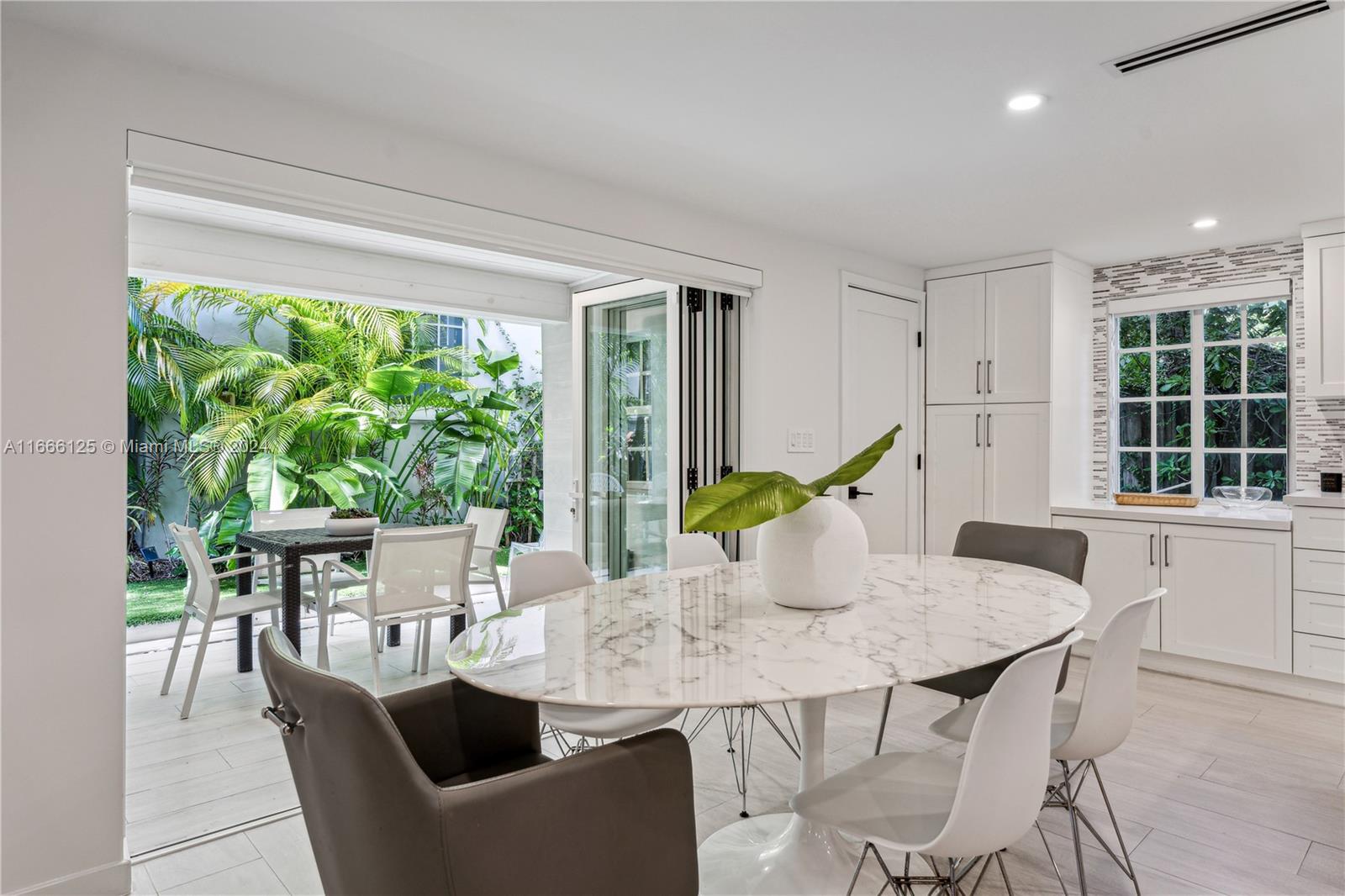 Truly unique fully remodeled and furnished 4 bedroom 3 bathroom stand-alone townhouse located one block from Lincoln Road, on the hip West Ave with easy access to shops and restaurants, the Bayfront boardwalk, Flamingo Park, Tennis Center, and much more. The 2 story unit offers an independent private entry, a cozy private patio with a lush landscape equipped with a BBQ, a second viable patio on the second floor, no shared walls, 2 assigned parking spaces, extra storage, a laundry room, and bike storage.
Among the many upgrades, this very special property offers a professional gas cooktop, an electric water heater, a Japanese toilet and a steam shower in the primary bathroom, motorized shades and blackout, a Ring cameras system, mosquito control, and a Culligan water filtration system.