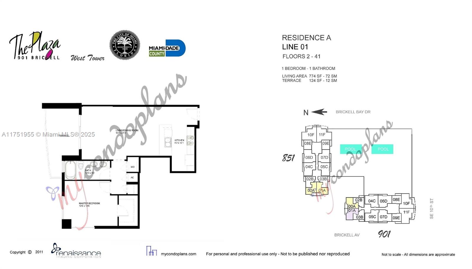 THE PLAZA 901 BRICKELL - Residential
