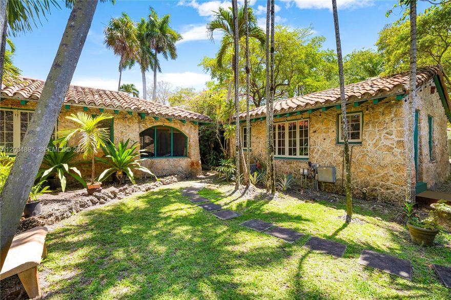 Introducing Coral Rock Village, a truly one-of-a-kind historic landmark in the heart of Coral Gables at 1301 Milan Avenue. Originally built in the 1930s, this extraordinary property is crafted from authentic coral rock and designed as a private village—offering a rare blend of architectural character, history, and lifestyle.

The compound currently features five individual cottages and one distinctive architectural structure, thoughtfully arranged within a lush, tropical setting reminiscent of a secluded Mediterranean enclave. Each residence showcases timeless details, including exposed coral stone walls, wood beam ceilings, and seamless indoor-outdoor living.

The owner is now offering a unique opportunity: retaining Cottage #5 while repositioning the property at a newly adjusted price, creating enhanced value and flexibility for the next owner.

More than a traditional property, Coral Rock Village is an immersive environment with intimate courtyards, winding pathways, and tranquil green spaces that inspire privacy and creativity. Its historic significance and artistic essence make it ideal as a private retreat, boutique investment, or legacy property.

Ideally located moments from Granada Golf Course and just minutes from fine dining, boutique shopping, and cultural destinations, this is a rare chance to own a piece of Coral Gables’ architectural heritage.