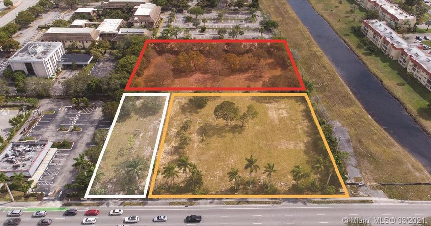 Don't miss out on this opportunity for the development of gas, bank, Retail, food...Etc. 3 parcels totaling 3.27 Acres with approximately 360' of frontage on N University Drive with cross access to Oakland Park Blvd. The Economic and Community Enrichment of the city of Sunrise is very supportive and behind the redevelopment of this site. This site is a mixed-use project Retail/Office/Multi-family OR full-service hotel