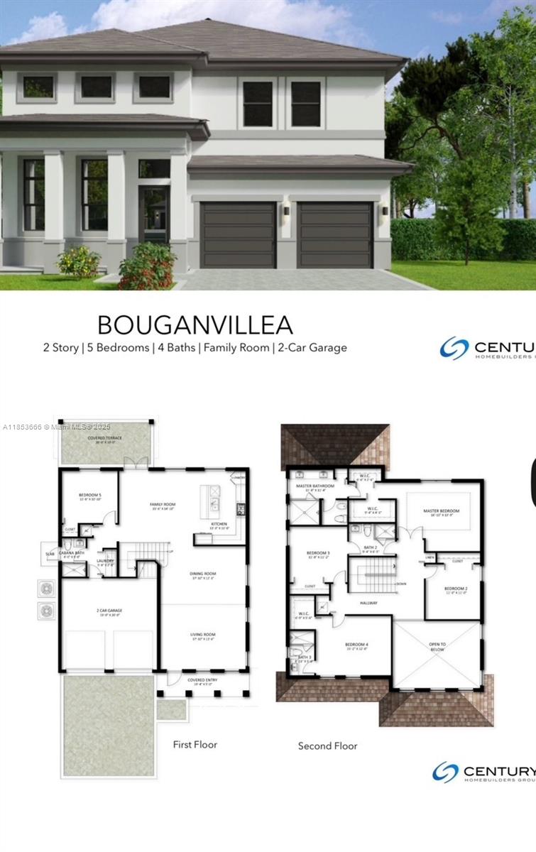 BEAUTIFUL NEW CONSTRUCTION, 5 BEDROOMS AND 4 BATHROOMS WITH 2 CAR GARAGE, ONE BEDROOMS AND FULL BATHROOM ON 1ST FLOOR, IMPACT WINDOWS AND DOORS, COVERED TERRACE AND MORE, EASY TO SHOW, ESTIMATED CLOSING DATE BY DECEMBER 2025. CALL FOR APPOINTMENT. NO ASSOCIATION