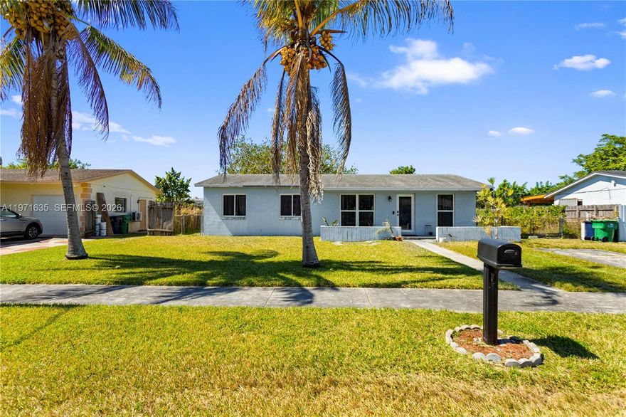 Spacious and well-maintained 3-bedroom, 1.5-bath home on a large, beautifully kept lot with plenty of room to enjoy outdoor living, entertaining, or future expansion. Features include impact windows and French doors throughout the home. The roof was replaced approximately seven years ago. Air conditioning system was recently updated in 2026. Additional improvements include new interior and exterior air vents and brand-new insulation installed throughout the entire home to enhance energy performance and indoor comfort. The oversized yard spacious, and well maintained, offering endless possibilities for landscaping, a pool, or outdoor gatherings. Located in a quiet residential area with no HOA restrictions, providing flexibility for homeowners or investors alike. A solid property with major upgrades already completed and plenty of potential to make it your own.