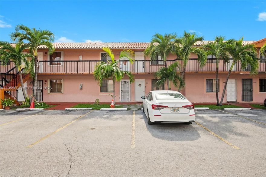 Location. Cozy 1/1 condo unit in the heart of Hialeah with spacious living room, large bedroom with balcony. One bathroom. Washer and dryer inside the unit. Kitchen and appliances great condition. Centrally located. Close to shopping centers, restaurants, public transportation, major road and highways. 1 parking space and plenty  guest parking. Ready to move. Asking for First and deposit. Realtors please read broker remarks. Easy to show. Incomplete offers are not been considered. Good luck.
