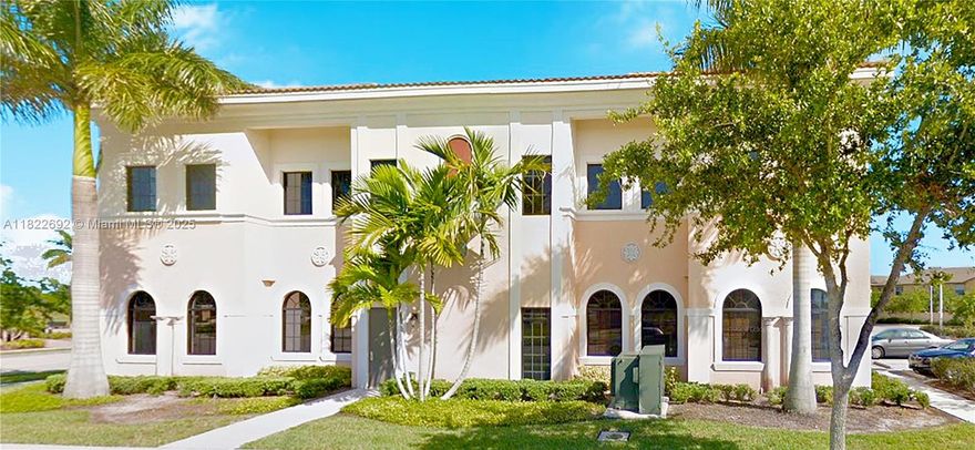 Located in the heart of St. Lucie County's medical and professional district, this 833 +/- SQFT second floor office suite offers an efficient layout featuring a front entrance with open space, two private offices, natural light and access to shared lobby restrooms. The unit does have sprinklers. Situated in a professional managed, Class A building with elevator access, ample shared parking (including handicap spaces), and strong visibility near major highways and HCA hospitals.