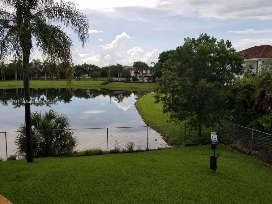 Huge and beautiful 1 bed 1 bath condo at Soleil, one of the best complexes in Fontainebleau. This property features a large terrace with lake view, remodeled open kitchen with new range, new air conditioning, wood laminate floors in common areas and bedrooms and tile floors in kitchen and bathroom, just painted. Washer and Dryer inside the unit. Very spacious (933 Sq. Ft.) with lots of storage space. Gated and quiet community. Great location. Next to Doral and all main highways (Turnpike, Dolphin and Palmetto) and minutes away from Miami International Airport. Close to Dolphin & International mall, shopping centers, restaurants and entertainment.