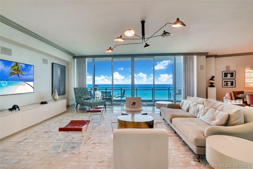 Price adjustment ! PANORAMIC DIRECT OCEAN, INTRACOASTAL & MIAMI SKYLINE VIEWS!  3 BEDROOMS /3.5 BATHS UNIT! THE MOST PRESTIGIUSE ONE BAL HARBOUR /RITZ CARLTON RESIDENCES WITH A PRIVATE FOYER ENTRY. 3 TERRACES WITH SUNRISE & SUNSETS VIEWS ,OPEN FLOOR PLAN FOR THE ENTERTAINMENT ,10 FEET CEILING ,MASTER SUITE W/ SITTING AREA,  WALKING HIS&HERS CLOSETS . GOURMET KITCHEN W/GAS STOVE ,WOLF APPLIANCES ,MIELE BUILT IN COFFEE MACHINE LAUNDRY ROOM,ASSIGNED PARKING,STORAGE ,5 STAR BUILDING AMENITIES FULL BEACH & POOL SERVICES GYM ,STEAM ROOM THEATER SOCIAL ROOM RESIDENTIAL CONCIERGE SERVICES,24 HOURS SECURITY VALET. ACCESS TO THE WORLD-CLASS RITZ CARLTON RESORT AMENITIES, FINE DINING RESTAURANT & SPA.