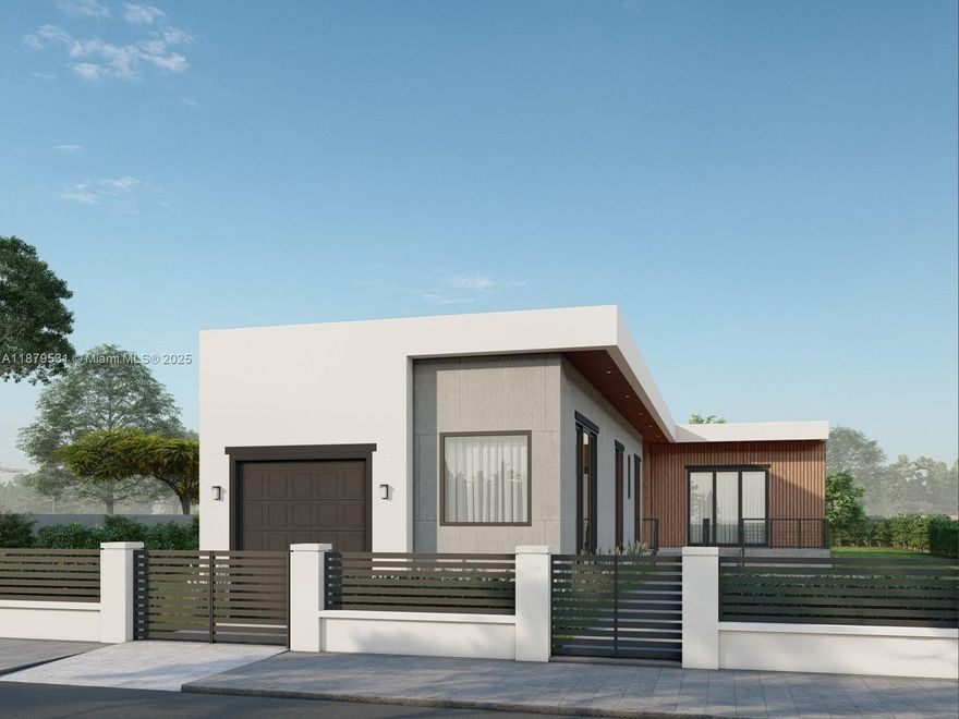 Coming Q4 2025 – Stunning brand new 4 bed, 2.5 bath smart home with top-of-the-line finishes just blocks from Miami’s Design District. Features include a fully custom kitchen, large single-car garage, and all impact windows/doors. Enjoy a 20x30 pool, concrete fencing, and gated entry for privacy. Modern design and luxury details in a rapidly appreciating neighborhood make this a prime opportunity.
