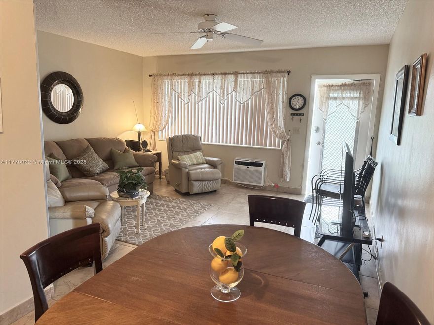 New to Market time to grab this AFORDABLE East of US-1 unit in DESIRABLE HALLANDALE BEACH FLORIDA.
++++brand new roof 2025 **** 
This beautiful +55 apartment comes furnished and ready tomove right into.  OWN for LESS then renting.  THIS IS A DEAL !!!! DON't MISS OUT
SUPER LOW HOA lets you OWN THIS APARTMENT for FAR LESS than renting short term, and have the CONVIENCE to allow FRIENDS & FAMILY to use the apt for up to 8 weeks per year.

TWO story BOUTIQUE BUILDING that is exempt from the new reserves law.
ELEVATOR for easy access to the second floor.