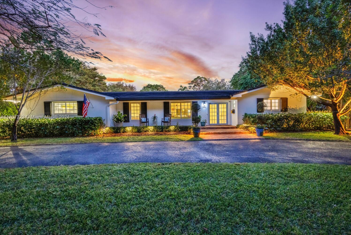 You will not believe your eyes! This is the home you've been waiting for! Beautifully updated 5BR/4BA + office South Miami home w/ gourmet kitchen that features new appliances & quartz counters, flowing seamlessly into a bright open living area. Large sliding doors lead to a private, fully fenced backyard oasis w/ sparkling pool, pergola covered BBQ area & summer kitchen ideal for entertaining. The home was renovated in 2016 and in 2024 a spectacular primary suite was added, complete w/ resort-style bath, walk-in closet & spa-inspired outdoor shower. Updates include new roof, impact windows/doors, new bathrooms, all new plumbing, septic system & flooring. Located on a quiet street w/ 2 car-gar & circular driveway. Experience the very best of South Miami living in this exceptional property.