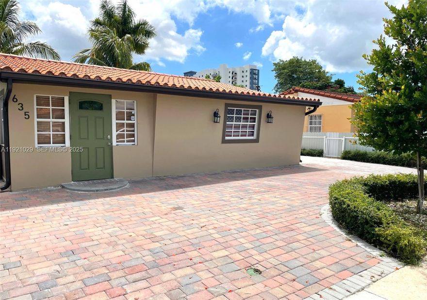 Beautiful, cozy and remodeled 2-Bedroom + Den Home in West Miami.  Welcome to this charming and comfortable 2-bedroom + den, 2-bathroom home, comprised of a fully equipped kitchen featuring stainless-steel appliances, a convenient breakfast nook, and everything you need for everyday living or entertaining.  Enjoy a warm and inviting living room, perfect for relaxing or gathering with family and friends. The spacious primary bedroom includes a large walk-in closet, and the main bathroom is conveniently located just outside the suite. The secondary bedroom offers its own integrated private bathroom—cozy, functional, and ideal for guests or family. At the entrance of the home, you’ll find a versatile den that works perfectly as an office, study, or additional sitting area.  And the best part? Step outside into an expansive 6,700 sq. ft. backyard oasis—lush with palm trees and green space. The covered carport offers room for a boat or RV, with plenty of additional outdoor space to enjoy. The property also includes a separate laundry facility equipped with top-of-the-line washer and dryer.  Prime Central Location (8 min to Coral Gables, 10 min to MIA and FIU, 20 min to Brickell, 25 min to Miami Beach).  A rare find combining comfort, space, and unbeatable convenience in one of Miami’s most desirable areas.  Notable recent upgrades include a new roof installed in 2020, a new A/C system from 2022, and brand-new water heater added in 2025—ensuring long-term comfort and efficiency.