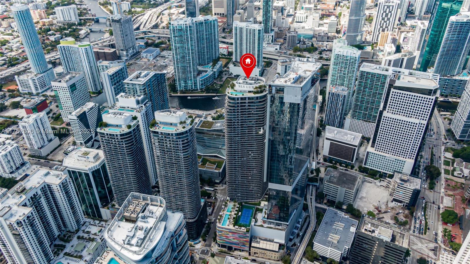 Exquisite 2BR/2 BATH, furnished Roche Bobois, unique in 2 cover parking spots (1 Lift).This unit counts w/ Lead Lights, electric curtains, Smart Home technology, wraparound balcony, partial Bay & City views, anti impact windows, tile floors, Wolf appliances, Italian cabinetry & Quartz countertops in kitchen. SLS top Hotel Amenities: state-of-the-art fitness center, sauna, 3 pools, spa & pool terrace with bar, Tennis Courts, private cabanas, activity room, pool table, outdoor sitting areas, children outdoor playground, rock-climbing, putting green area & +. Location is the key within a block of Brickell City Centre shopping,famous Mary Brickell Village, Cafes & Restaurants. SLS is minutes from Wynwood, Miami Design District, South Beach & Miami International Airport. Could be yours!