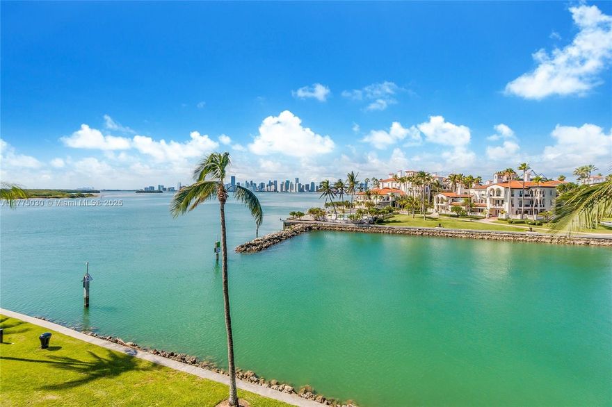 Immerse yourself in refined living with this stunning 3-bedroom residence at Bayside, where breathtaking panoramic views of the Bay, Downtown Miami, and a world-class marina unfold before you. Enjoy seamless indoor-outdoor living with three private terraces, perfect for watching magnificent mega yachts glide in and out of the harbor, creating a dynamic and ever-changing waterfront spectacle." Designed for both comfort and style, this exquisite unit features open-concept living spaces adorned with chic contemporary furnishings and elegant marble flooring throughout. Fully equipped gourmet kitchen boasts state-of-the-art stainless-steel appliances, while a custom bar and dedicated office/den add both functionality and sophistication.