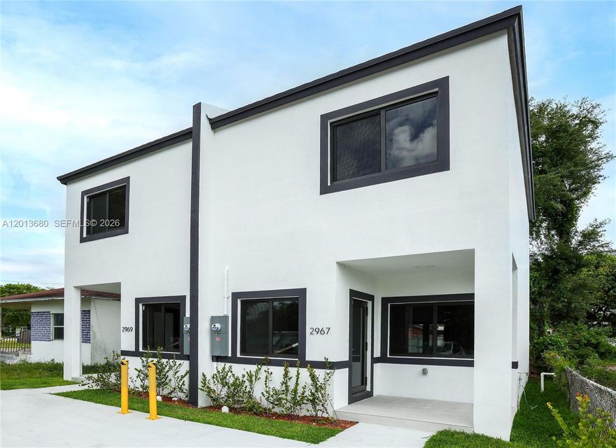 Brand-new construction twin home offering 3 bedrooms and 2.5 bathrooms with modern design and upscale finishes throughout. This thoughtfully designed residence features an open-concept floor plan ideal for today’s lifestyle, complete with quartz countertops, stainless steel appliances, a spacious island, and wood kitchen cabinetry. Impact windows and doors provide durability, energy efficiency, and peace of mind.

Perfect opportunity for first-time homebuyers—this property is offered through the PHCD Infill Housing Program. Estimated completion April 2026.
