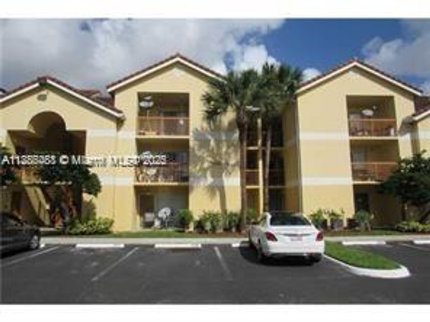 Discover this beautifully maintained first-floor condo in a welcoming family neighborhood. Enjoy the comfort of tile and wood floors throughout, plus the convenience of an in-unit washer and dryer. New refrigerator to be installed. Water service is included with the rent payment. Two covered porches. 
Extra storage private room. The community pool is for residents to enjoy. Association approval is required (credit score 700+). Move in with first month's rent and one month's security deposit (only 2 months)
