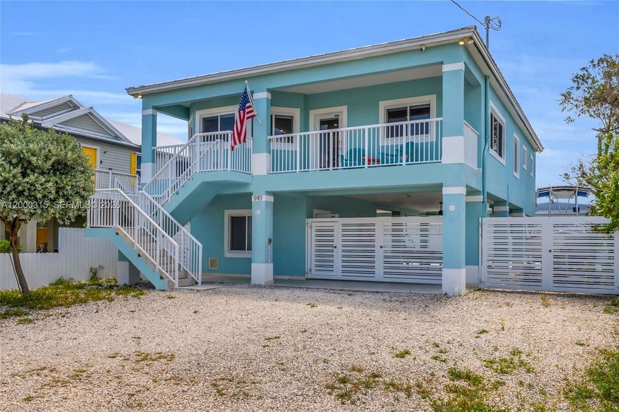 Gorgeous 4-Bedroom, 3-Bath Home with heated Saltwater Pool and some Water Views! Built in 2018, this beautiful home offers the perfect blend of comfort, luxury, and location. Enjoy a heated saltwater in-ground pool featuring water features, with comfortable steps at its entrance. The downstairs additional room and bathroom provides flexibility for a home office, gym, playroom or simple additional bedroom . Take in breathtaking canal views from this prime location, nestled in a peaceful, quiet neighborhood. Walk to nearby restaurants and enjoy the convenience of coastal living at its finest. Inside, the home features custom-built walking closets on master room and in the other room at the front. A little storage shed adds even more functionality. And there's more — bring your boat or RV! This property offers ample space for all your toys. Don't miss this opportunity to live in one of the most desirable areas, combining stunning water views, modern amenities, and unbeatable walkability. Nestled at Mile Marker 106 in the Florida Keys, this gem offers the perfect blend of island serenity and accessibility — just 45 minutes from Miami. Your Keys lifestyle starts here.