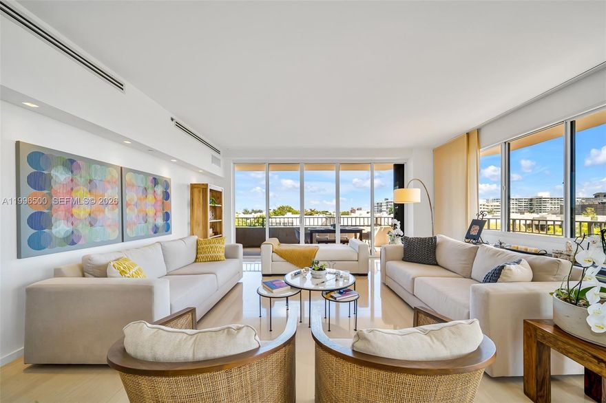 Experience a spacious corner Unit at Key Colony Condo that truly lives like a private home! 
Enjoy 2 Residences combined -500 & 520- into one well-designed layout, offering 4 bedrooms + 1 Den and 4.5 bathrooms. Beautifully renovated living space thoughtfully redesigned to maximize space and flow. The corner position brings abundant natural light and open views, including wraparound balconies and a seamless, elegant design throughout. Includes 2 assigned parking spaces. 
Located in one of Key Biscayne's most sought-after oceanfront communities, with resort-style amenities including pools, 12 tennis courts, beach service, market, hair salon, kids playground, 24/7 security, and more!