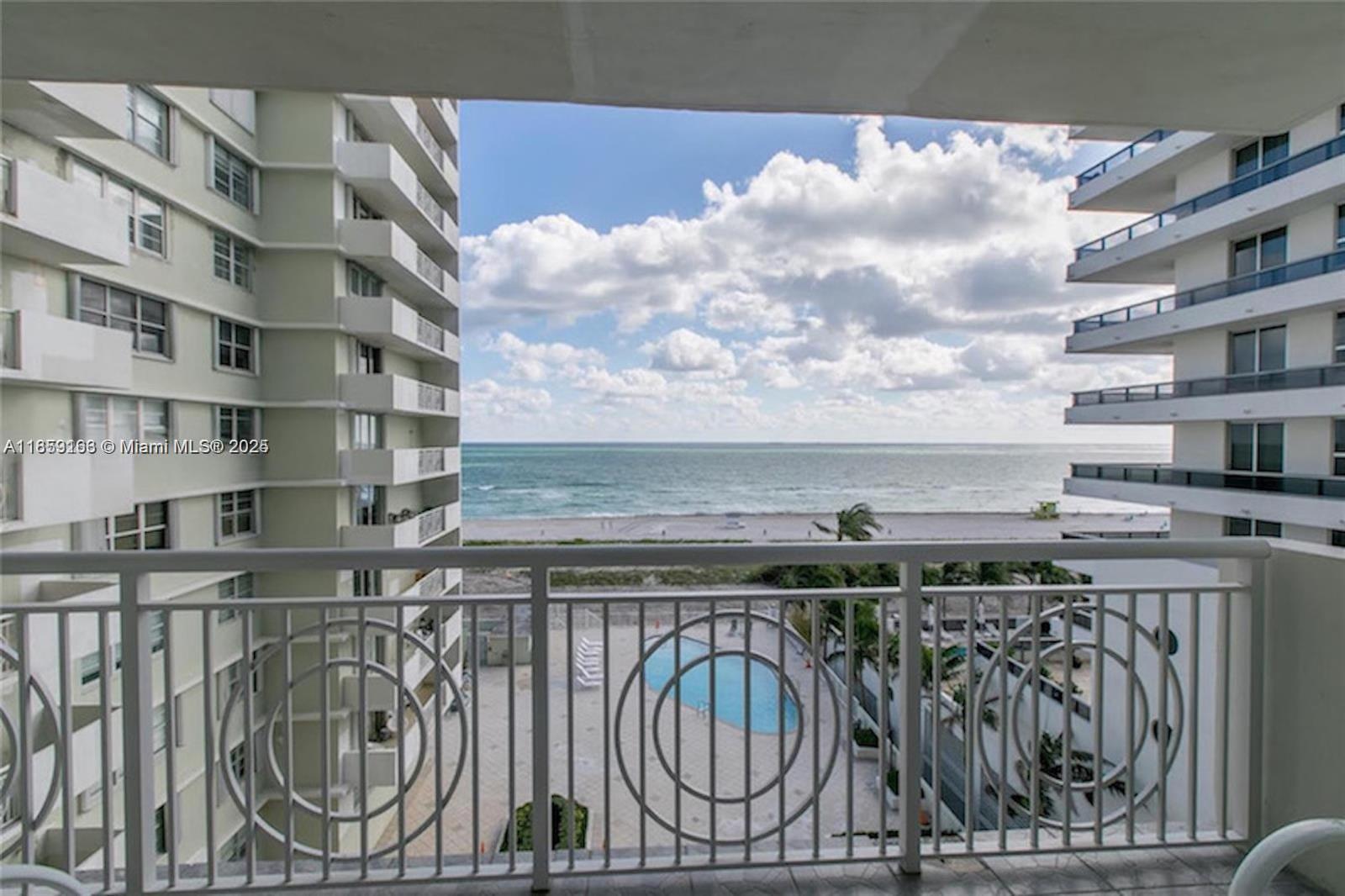 Step into this incredible oceanfront condo, a rare converted 2-bedroom, 2-bathroom featuring a spacious master bedroom, tile floors, and an open kitchen. Enjoy stunning balcony views in a full-service building that offers a pool, gym, restaurant, 24-hour security, covered parking, and laundry rooms on every floor. Please note, there is no in-unit washer and dryer, but they are available on each floor.