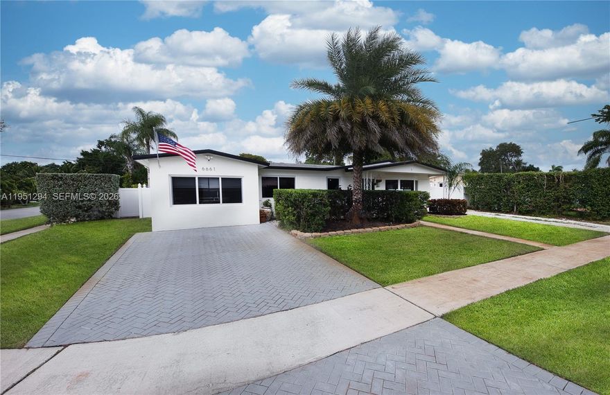 Rare opportunity in Pembroke Pines! This spacious 4-bedroom, 2-bath home offers over 2,000 sq ft (according to tax record) of living space with an extra-large family room that opens to a beautiful pool and patio—perfect for entertaining. All windows feature hurricane-impact glass. Conveniently located near the Turnpike for easy access north or south. Close to schools, shopping, parks, and Hollywood Beach. Ideal for a growing family. Priced to sell—don’t miss out!