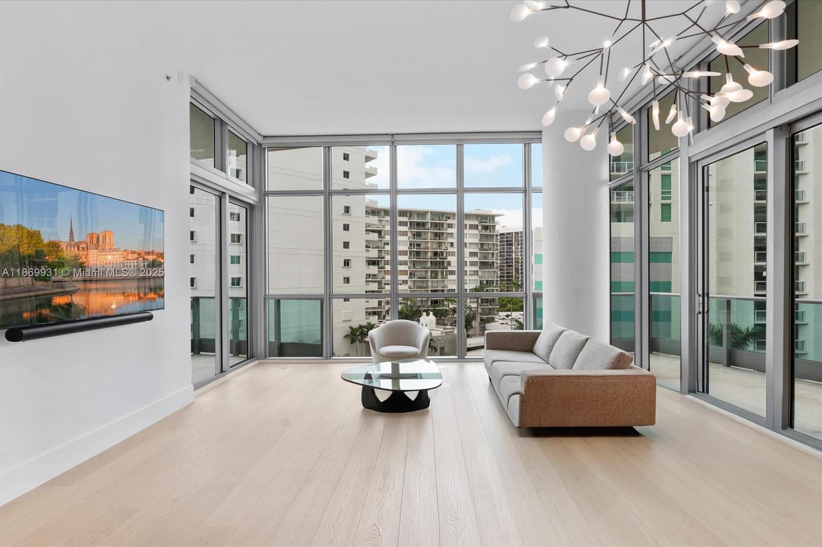Defined by soaring 12’ ceilings and a complete renovation, 608 at Jade Brickell is an elegant turnkey statement of modern design and timeless sophistication. This residence showcases $60K of engineered white oak flooring, 47x47 porcelain in baths, and a chef’s kitchen with Subzero refrigeration, wine storage, and a full suite of Miele appliances. Sold fully furnished with iconic Herman Miller pieces, it also features Lutron smart lighting, custom closets, Porcelanosa vanities, and a primary dual walk-in shower. The residence offers two parking spaces—one assigned on the same level with direct access to the unit and one valet—plus a private storage locker for effortless convenience. A pristine testament to design, prestige, and exclusivity in one of Brickell’s premier waterfront towers.