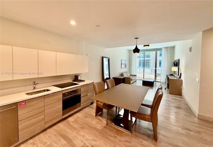 Discover your coastal retreat in one of the bigger 1BR/ 1 bath condo located on Hollywood Beach. This bright and airy space features an open layout, a contemporary kitchen, and the calming sound of ocean waves. Condo it's ideal for both personal use and investment opportunities. Enjoy resort-style amenities, including a rooftop restaurant, infinity pool, and a fully equipped gym. Step outside to find a lively mix of dining, shopping, and entertainment just moments away. Your perfect beachside living experience is ready and waiting!