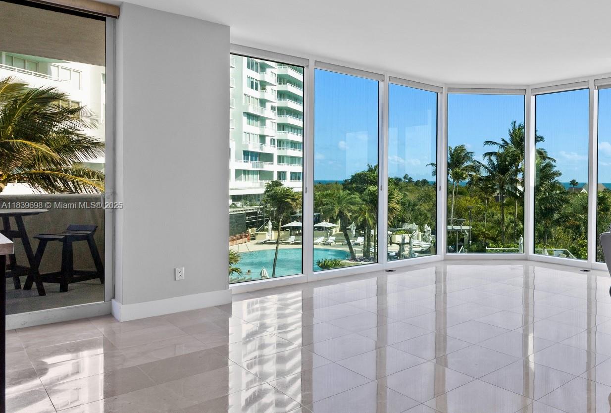 Located in the heart of South Beach, this one-of-a-kind 3 bedroom property possesses both Ocean Views as well as Palm Trees that can almost be touched from your two hurricane-proof balconies.  Enjoy the benefits of Portofino Towers recently completed 7 year, $60 million rennovation which includes 2 new swimming pools, elevators, lobby, Porte Cochere entrance, glass balconies and spa/gym. Private, secure elevator foyer and locked floor. This property is being offered for sale by the orig. owner who has maintained the property in immaculate condition. A full service luxury building with 5-Star amenities, come experience the tranquility in Miami’s most exclusive neighborhood, just steps away from the ocean and fine dining. All special assesments have been paid.
