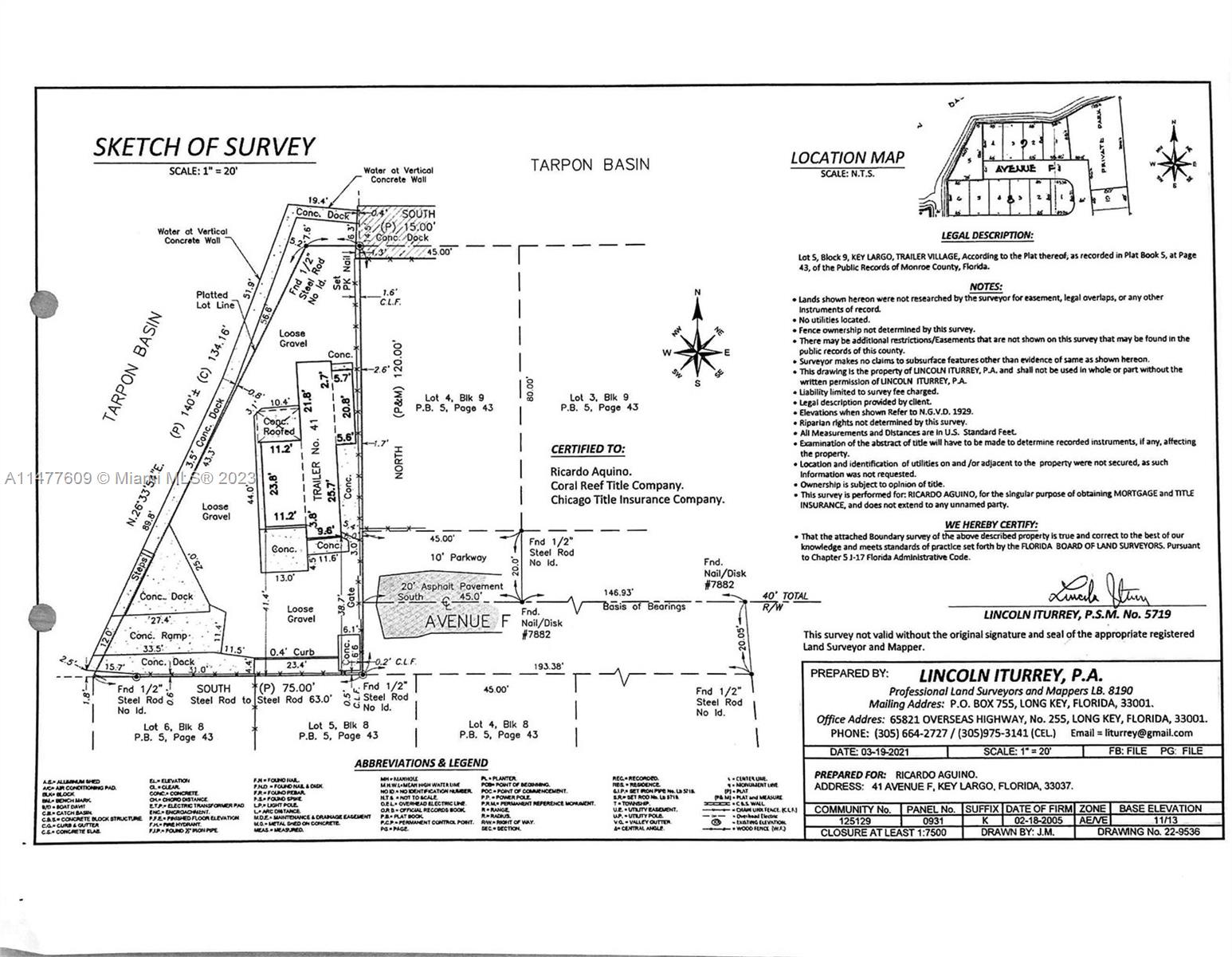 KEY LARGO TRAILER VILLAGE - Land