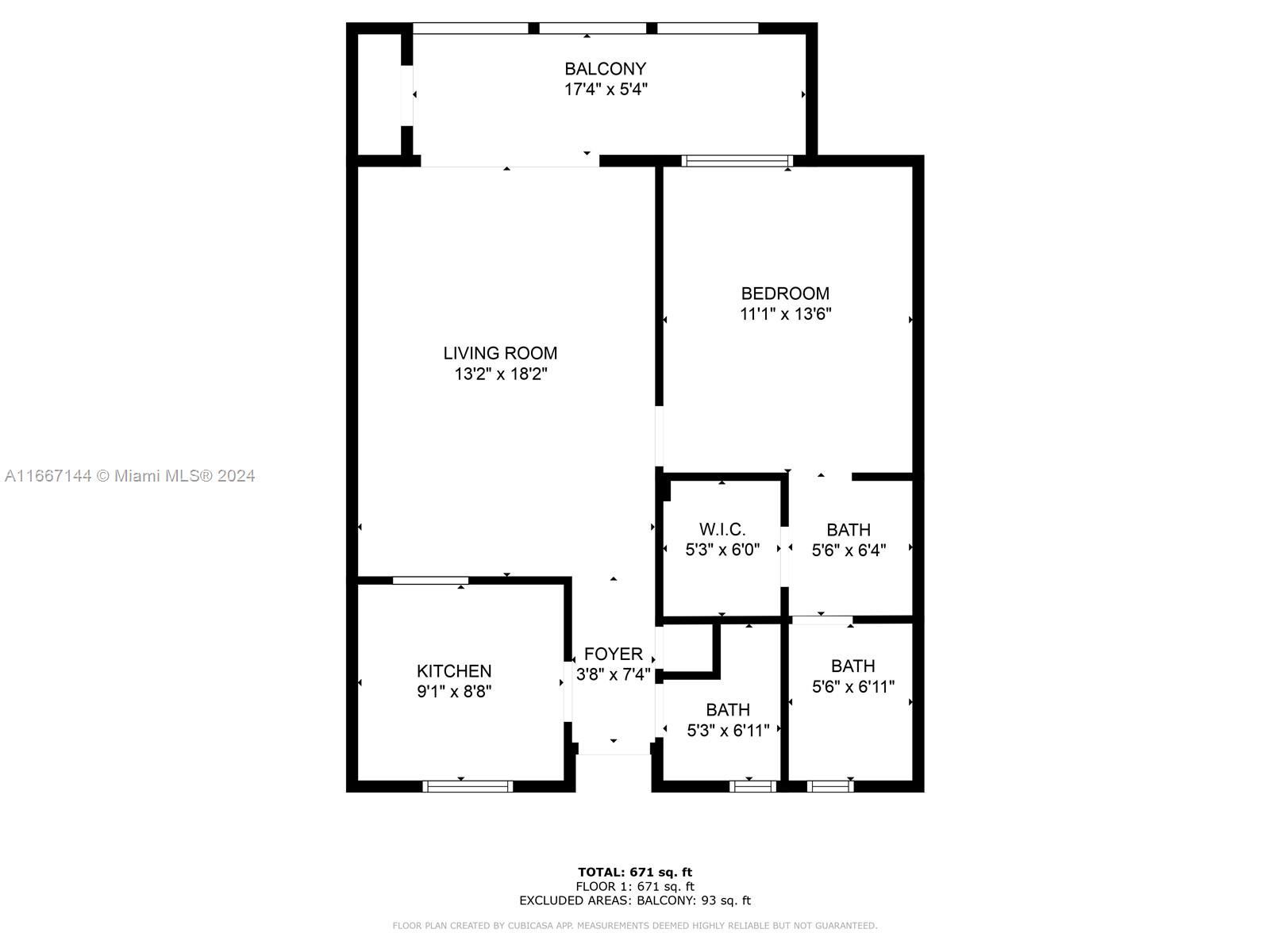 Miami, Florida 33173, United States, 1 Bedroom Bedrooms, ,2 BathroomsBathrooms,Residential,Pending,40962