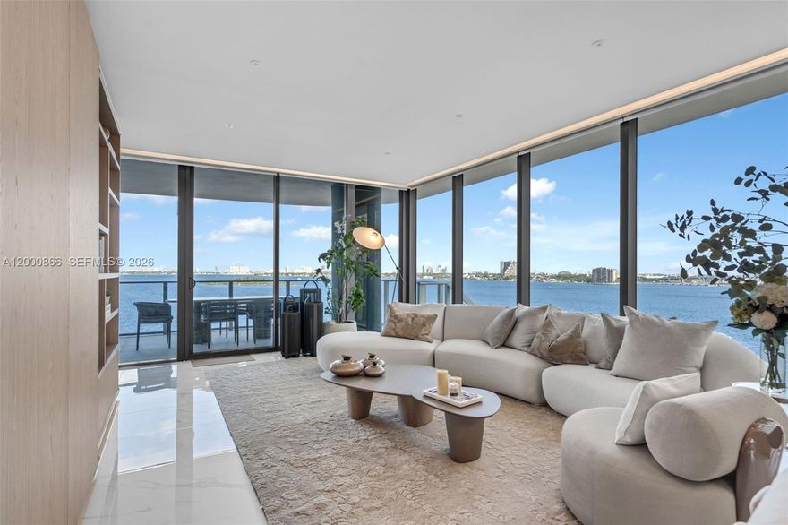 Beautiful unit at Aria Reserve Miami. This residence features a modern open layout, floor-to-ceiling windows, and a private balcony with serene views. High-end finishes throughout.

Full-service luxury building offering resort-style amenities including pools, fitness center, spa, tennis courts, and waterfront access. Prime Edgewater location