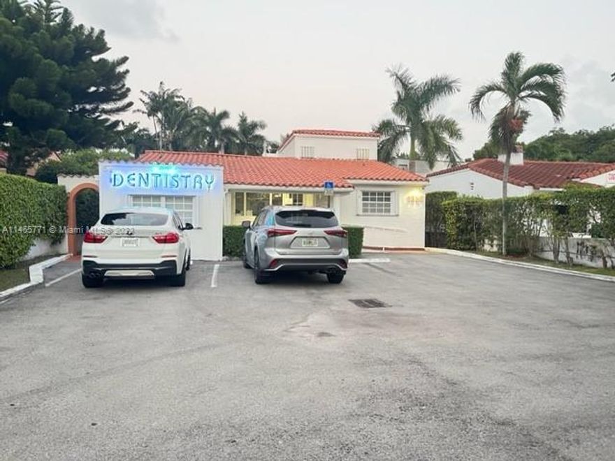 Great Opportunity!! 1335 Alton Road For Sale. New to the market! This 2,508 Sq.Ft. two-story structure is situated on 7,500 Sq.Ft. of land and directly faces Alton Road with 50 Ft of frontage. There is an accessible backside alley for easy in and out access. This sale includes the real estate and furniture only. (The patients list for the Dental Clinic, the X-ray equipment and all inventory are not included in the sale and are not for sale either) with over 30 years of operation as a dental clinic.  The property offers ample parking both in the front and back sides, accommodating approximately 12 cars. The property has been well maintained and presents possibilities both inside and outside.