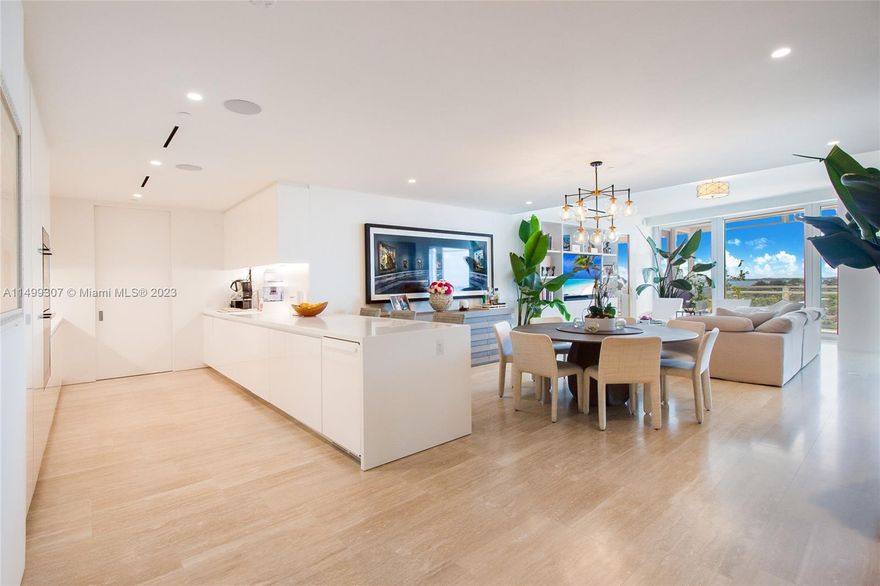 Experience the LEGENDARY FOUR SEASONS LIFESTYLE from this wonderful 2 Bedroom,  2.5 Bathroom Private Residence at The Surf Club with breathtaking views of Biscayne Bay and Indian Creek from the 9th Floor. Enjoy the ART OF HOSPITALITY by Four Seasons with à-la-carte services including 24-hr concierge, in-room dining, housekeeping, & more. Property: 4 Pools & Beach (fully serviced), Residents-Only Fitness Centers, 4 Restaurants including Thomas Keller restaurant, Four Seasons spa, 2 shops, &more.