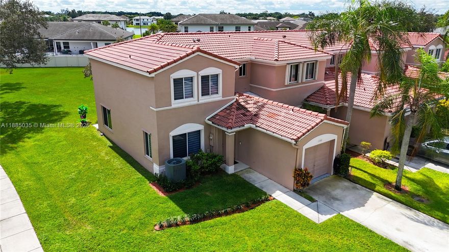 Beautifully Upgraded  and Remodeled, Huge 3 BR 2 1/2 BA with partial lake view, END CORNER UNIT for extra privacy!! Two year old new kitchen and baths, new floors in entire first floor. This is a "Turn-key" property, ready  for a family to grow and make memories. Amazing location at "The Village At Harmony Lake" with excellent access to the home. Stainless steel appliances, granite counters opens to a Fabulous dining area with an amazing family room as well! Very Low HOA... Located off 595 with easy access to all major highways, Sawgrass Mall and Arena. Close to Shopping, dining, hospitals and major airports. Desirable & Well established Community, A+ Schools: Fox Trail, Indian Ridge, Western High. VA and FHA Financing accepted too!!