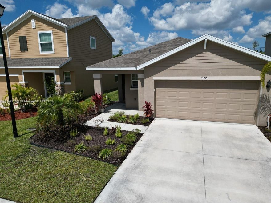 Welcome to this beautifully maintained 3-bedroom, 2-bath home located in one of Port St. Lucie's most desirable neighborhoods. This spacious property offers a comfortable layout with an open living area, a modern kitchen, and generously sized bedrooms—perfect for families or anyone seeking a relaxed Florida lifestyle. Enjoy peace of mind in a quiet, friendly community with easy access to schools, shopping, dining, and major highways. Whether you're a first-time homebuyer, downsizing, or investing, this home is a must-see