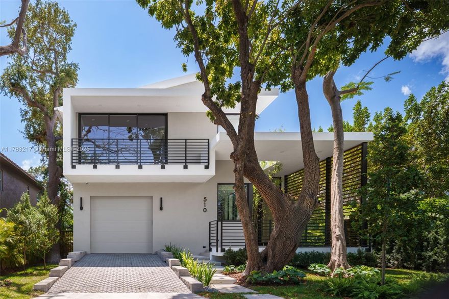 New Construction Home in Gated Morningside! This rare 4BD/4BA home offers 3,500 SF of living space + 1,230 SF of terraces, high ceilings, and natural light through floor-to-ceiling windows. Features include Veneta Cucine cabinetry, Thermador appliances, Toto & Grohe fixtures, Italian porcelain tile, wood floors upstairs, and a sleek, modern design. Enjoy a private pool, lush landscaping, and a 1-car garage. Minutes from Design District, Midtown, Miami Beach, and top private schools like Cushman, MCDS, Centner, Lehrman & Temple Beth Shalom.